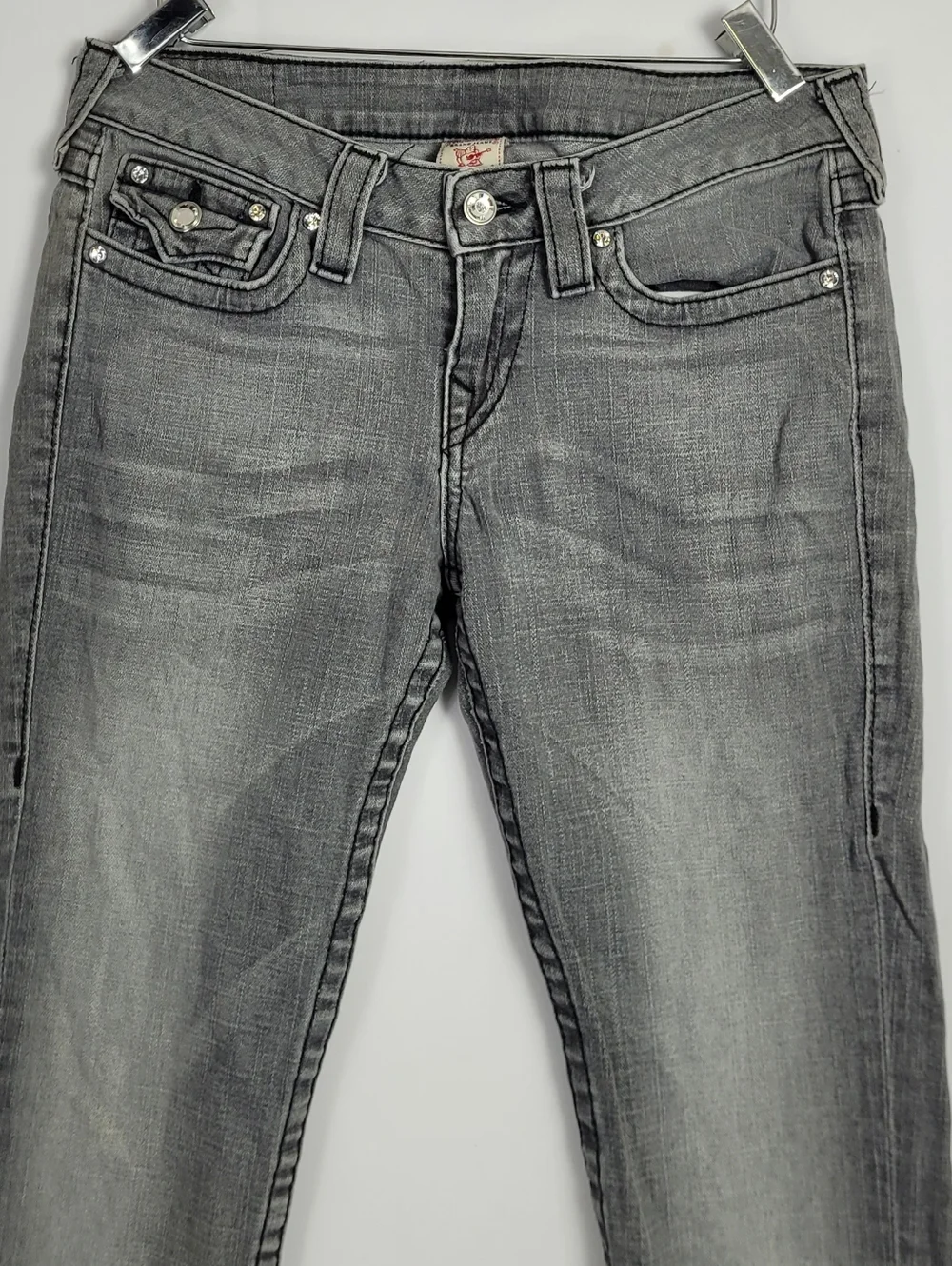 True Religion Jeans Gray Skinny Leg Size 29